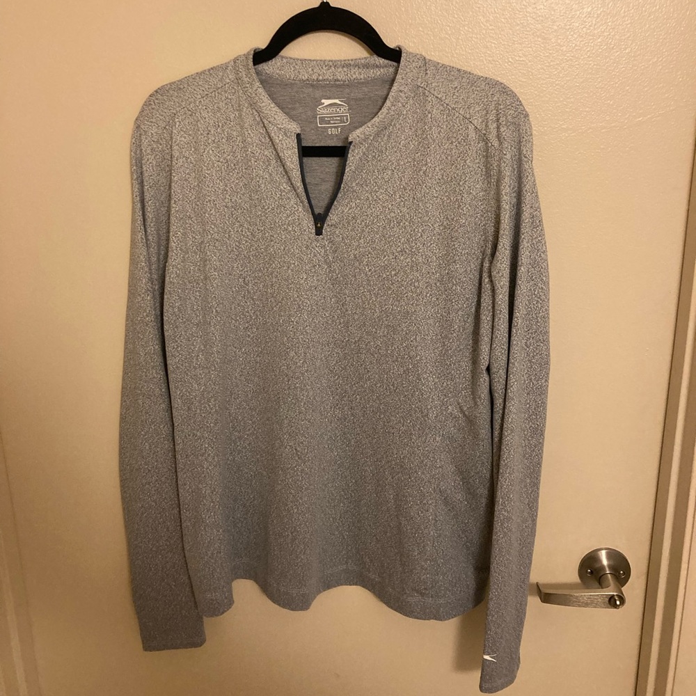 Women’s large Slazenger grey quarter zip jacket, never worn